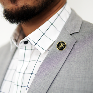 Hipster Pomade Combo Lapel Pin